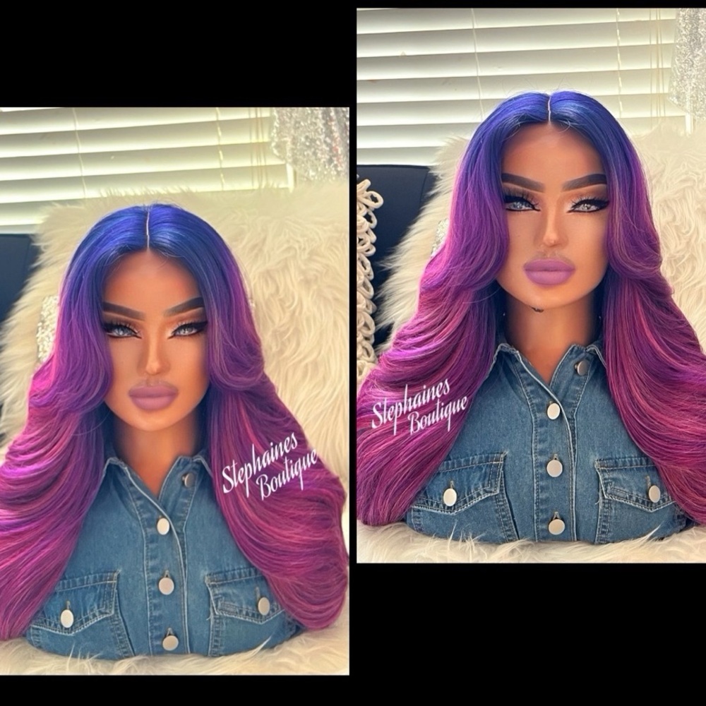Human Hair Blended Lace Front Wig